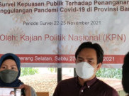 Mayoritas Masyarakat Banten Anggap Penanganan COVID-19 Berhasil