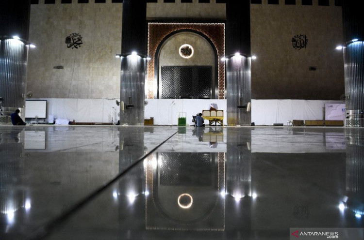 Jelang New Normal, Masjid Istiqlal Masih Belum Gelar Salat Jumat