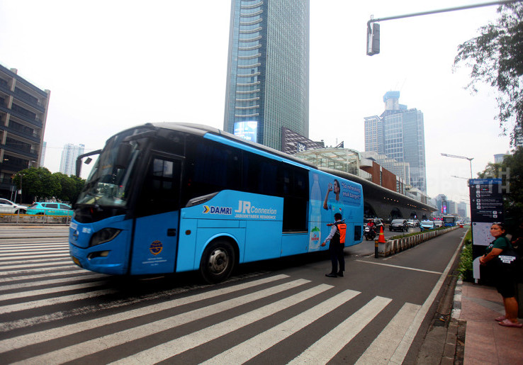 Pramono: Rute Transjabodetabek Blok M - Bandara Soetta Gunakan Halte Permanen