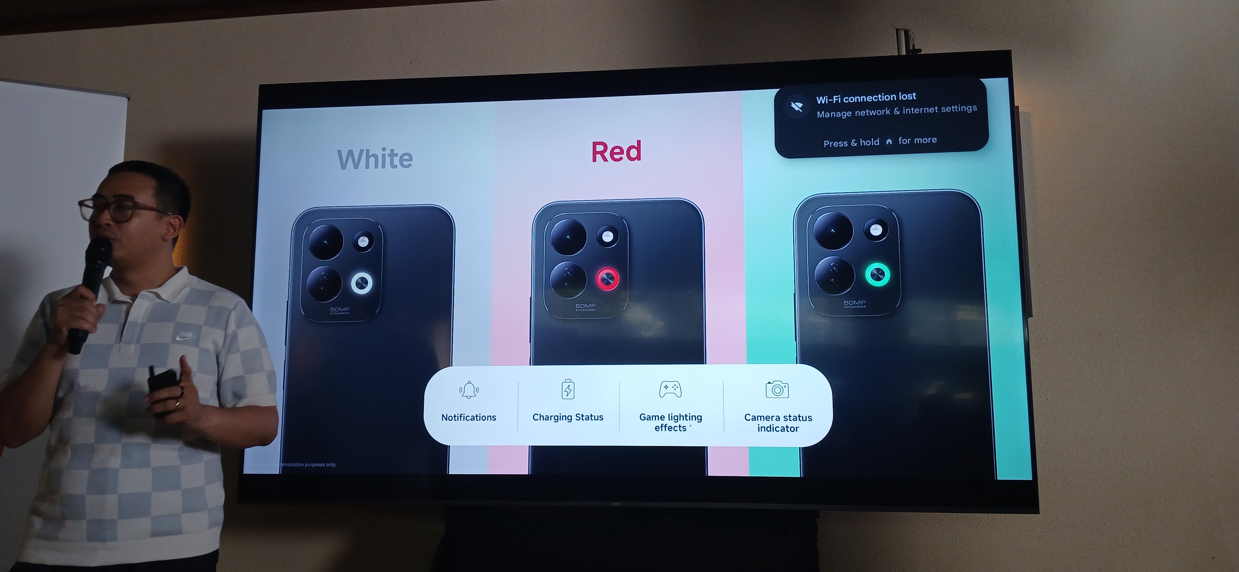 Lampu RGB Redmi 17 jadi penanda notifikasi