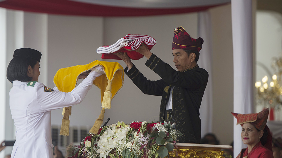 Peringatan HUT RI Ke-72 Di Istana Merdeka