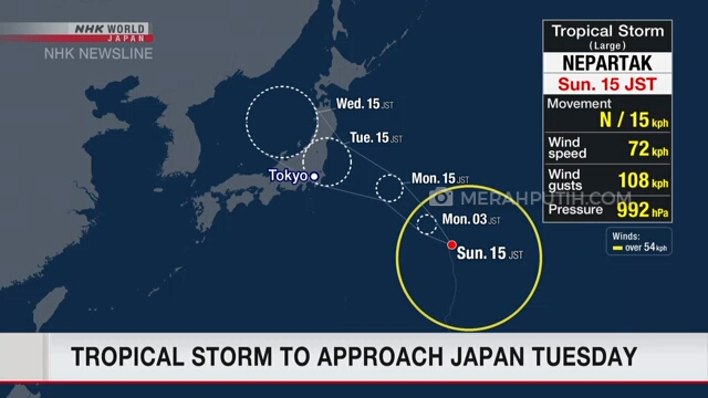 Saat Olimpiade Tokyo, Jepang Bersiap Hadapi Badai Nepartak