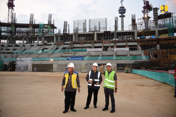 Pembangunan Stadion Indoor Mutifungsi Rampung Sebelum Piala Dunia Bola Basket 2023