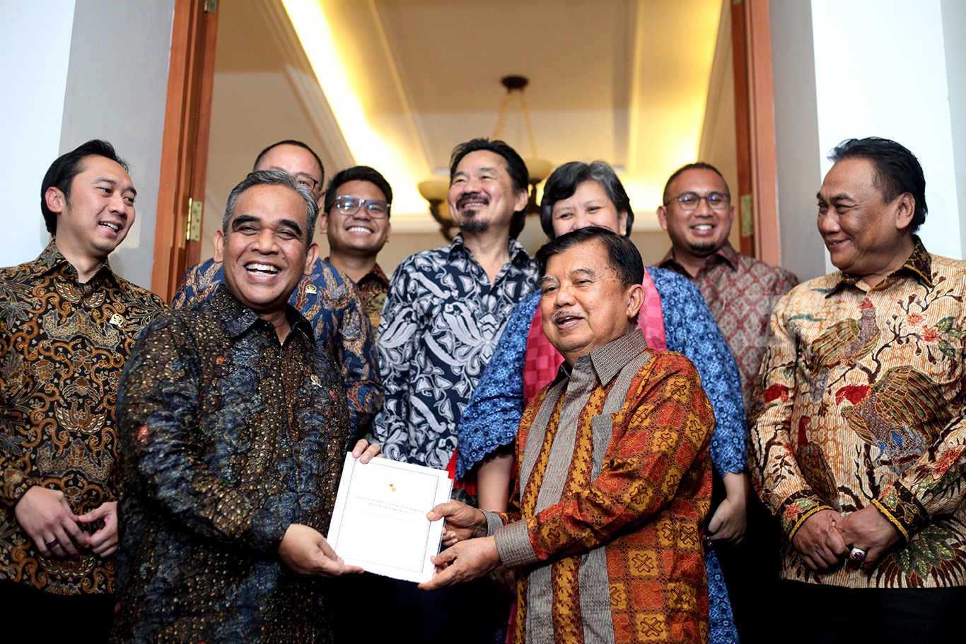 Wapres 10 dan 12 Jusuf Kalla Terima Undangan Pelantikan Presiden dari Ketua MPR