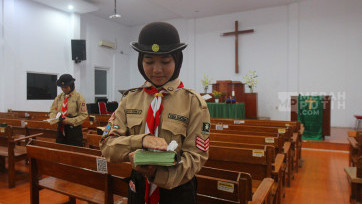 Bakti Sosial Menyambut HUT Pramuka ke-63 di Jakarta