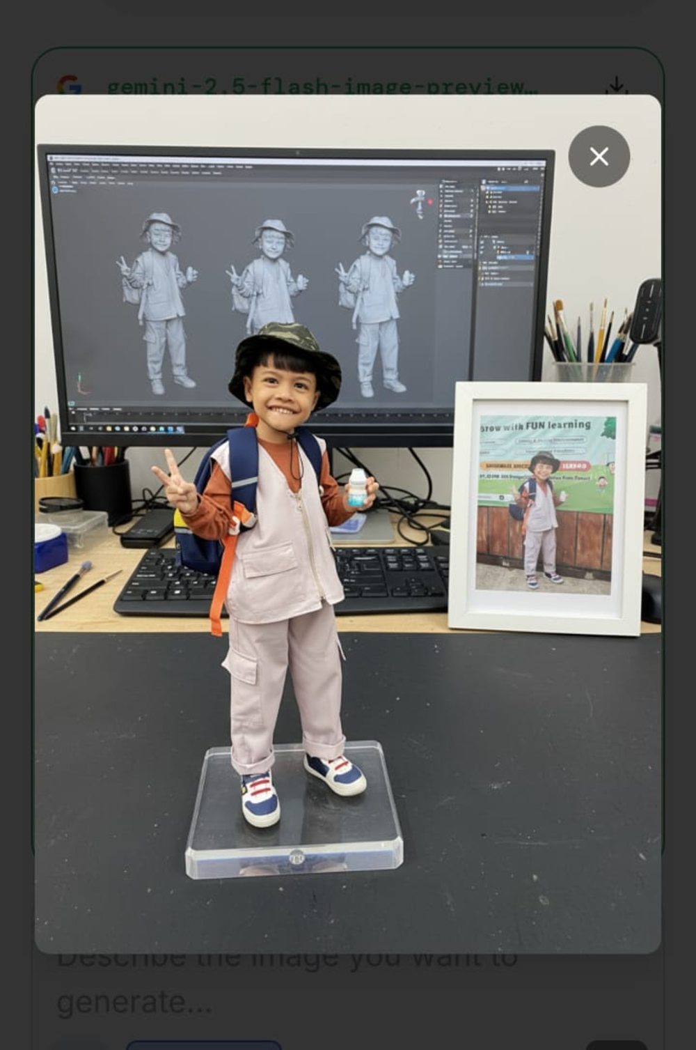 Ini Prompt Gemini AI Miniatur Action Figure, Gak Perlu Jago Desain!
