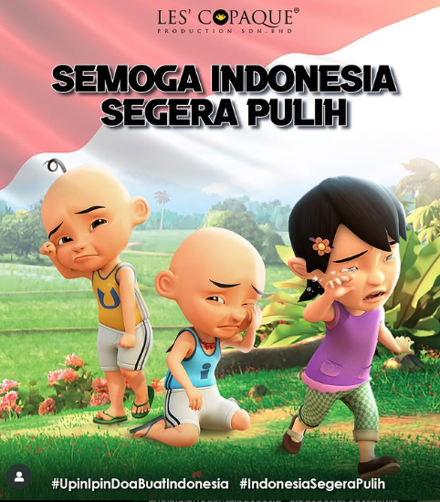 Upin dan Ipin Beri Dukungan Penuh untuk Indonesia: Doa dan Pesan Moral Lewat Karakter Susanti yang Menangis