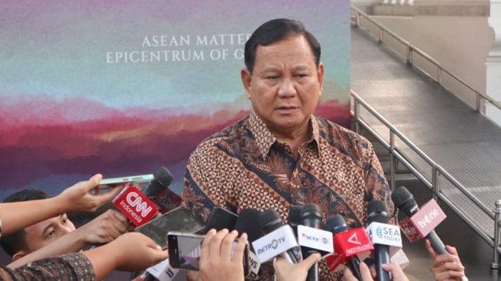 Prabowo Bicara Pesawat Tempur KFX/IFX Usai Menghadap Jokowi