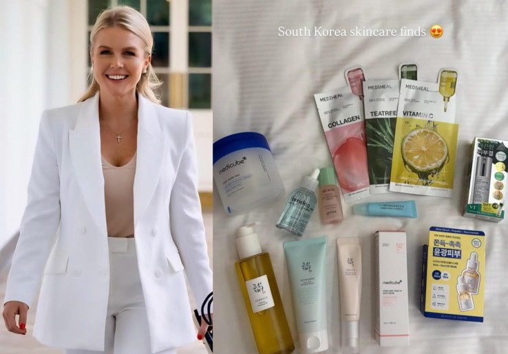Sambil Menyelam Minum Air, Juru Bicara Gedung Putih Karoline Leavitt Malah Belanja Skincare saat Dampingi Kunjungan Donald Trump di Korea Selatan