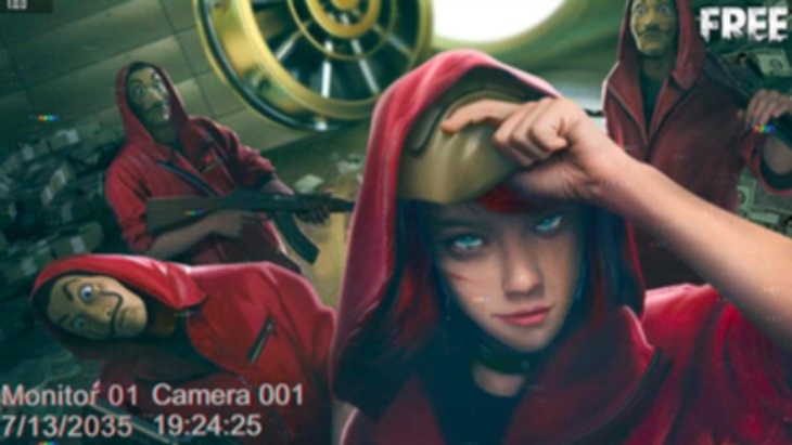Free Fire x Money Heist, Hadirkan Kostum dan Mode Baru