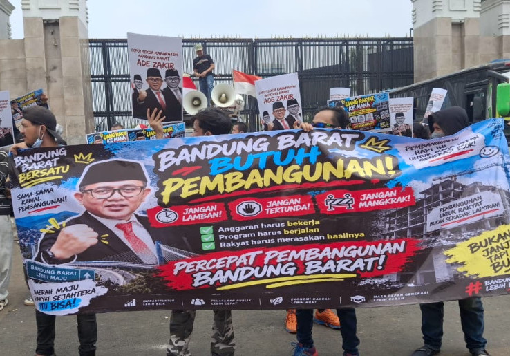 Bandung Barat Bersatu Gelar Aksi di Jakarta, Soroti Tata Kelola Pemerintahan hingga Anggaran