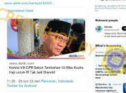 [HOAKS atau FAKTA]: Tambahan Kuota Ditolak karena Indonesia Tidak Bisa Kembalikan Dana Haji