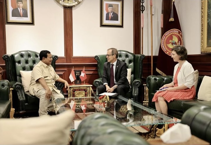 Prabowo Tersanjung Terima Ucapan Selamat dari Presiden Swiss