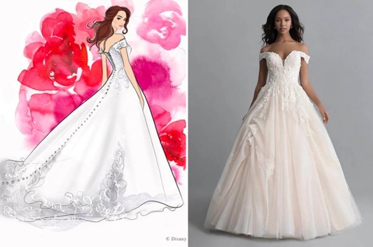 Gaun Pengantin ala Disney Princess