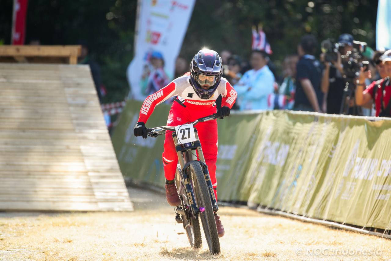 SEA Games 2025 Thailand: Aksi Sepeda Downhill Putri Indonesia Raih Medali Perak
