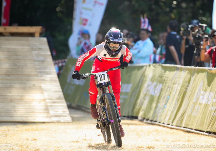 SEA Games 2025 Thailand: Aksi Sepeda Downhill Putri Indonesia Raih Medali Perak