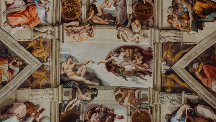Michelangelo Jadi 'Tuhan' dalam Lukisan 'The Creation of Adam'