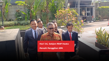 Sekjen PDIP Hasto Penuhi Panggilan KPK