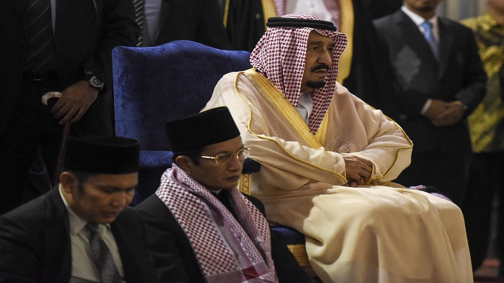 Raja Salman bersama Imam Besar Masjid Istiqlal