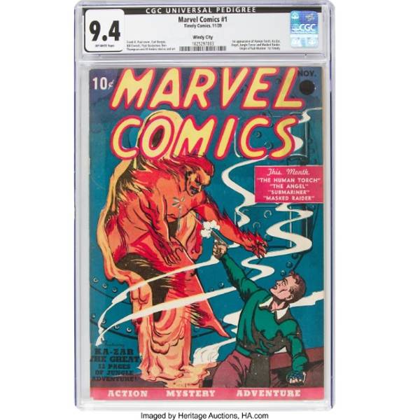 Komik Pertama Marvel Dilelang Hingga Rp 17.8 Miliar