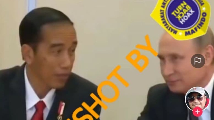 [HOAKS atau FAKTA]: Berkat Jokowi Dekati Putin, Rusia Tarik Pasukannya dari Ukraina