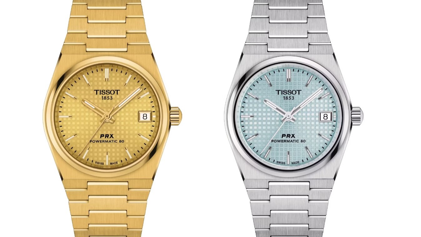 Tissot Tambahkan Varian Gold dan Ice Blue untuk PRX Powermatic 80