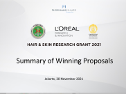 Intip 3 Tim Peneliti yang Menangi Program dari  L'Oreal x Perdoski x Universitas Indonesia