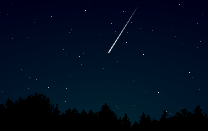 Hujan meteor bisa disaksikan tanggal 4 Januari (Sumber: Pixabay/OpenClipart-Vectors)