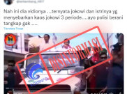 [HOAKS atau FAKTA] : Jokowi Bagikan Kaus Bertuliskan Tiga Periode