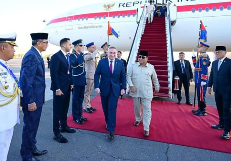 Prabowo Tiba di Mesir, Siap Jadi Saksi Penandatanganan Perjanjian Penghentian Perang di Gaza