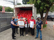 INTI Gandeng Pemuda Pancasila Salurkan Bantuan ke Warga Terimbas COVID-19