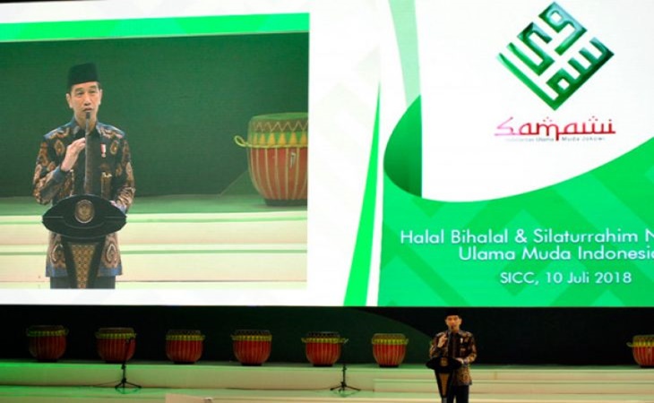Didukung Samawi Dua Periode, Presiden Jokowi Harap Para Ulama Jaga Ukhuwah