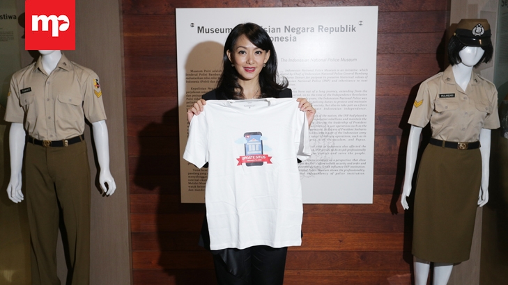 Jalan-jalan ke Museum Polri Bersama Susan Bachtiar