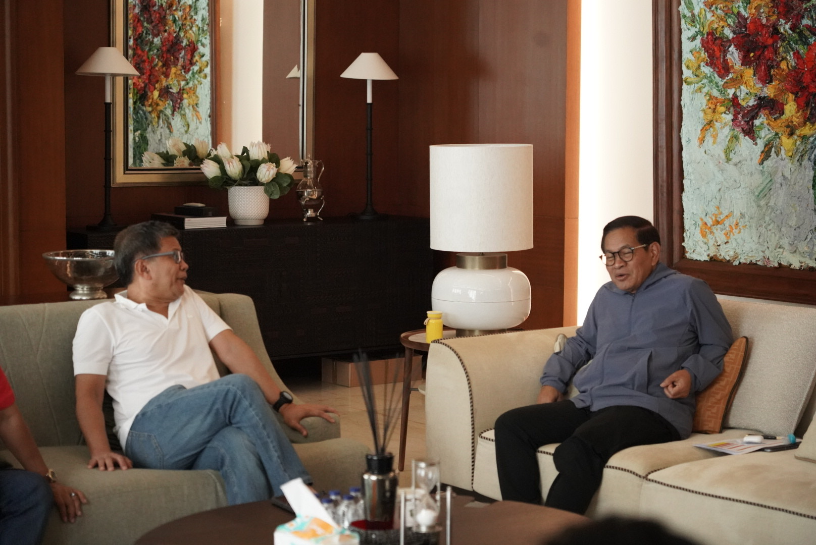 Temui Pramono, Rocky Gerung: Saya Ingin Bangsa Tumbuh dalam Demokrasi yang Fair