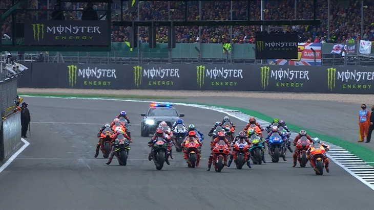 Highlights MotoGP Inggris, Bagnaia Taklukkan Silverstone
