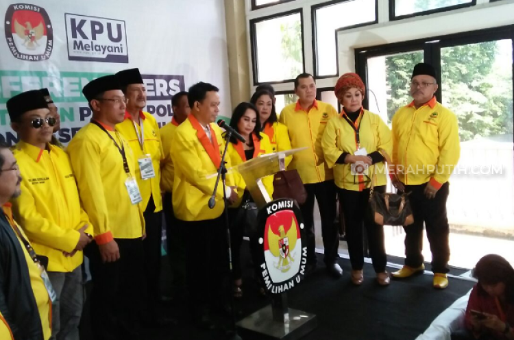 Partai Berkarya Besutan Tommy Soeharto Daftar Calon Peserta Pemilu 2019