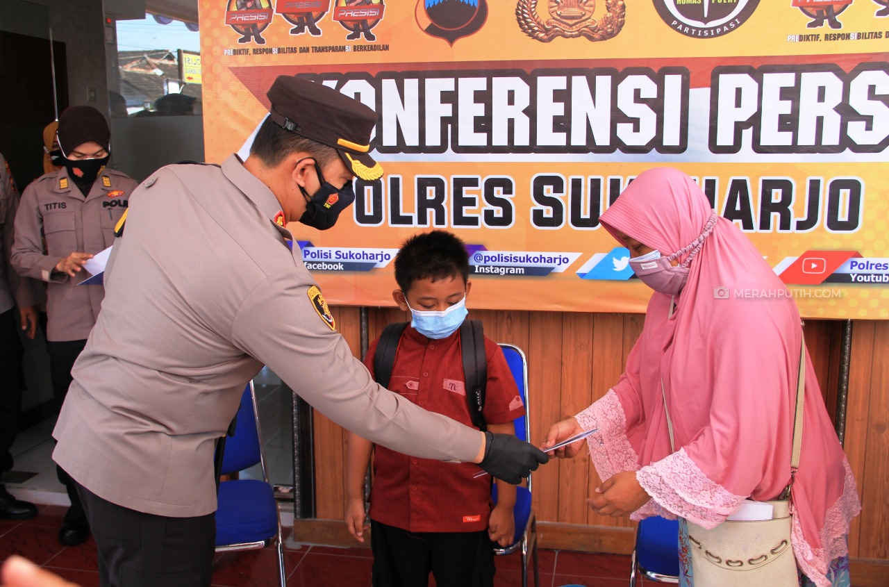 Orang Tua Meninggal Akibat COVID-19, Ghifari Jadi Anak Asuh Polres Sukoharjo