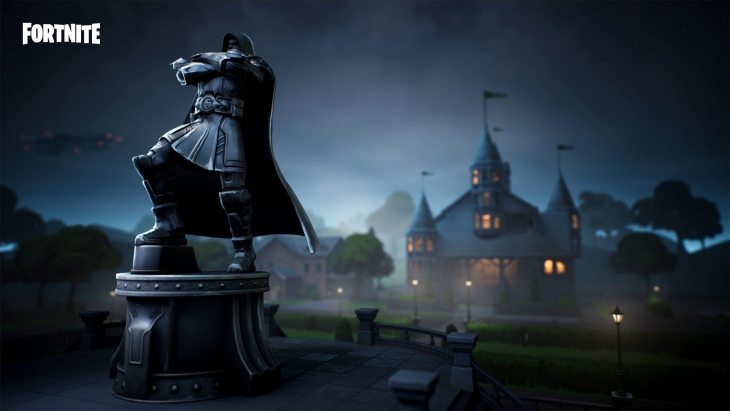 Wilayah Doom's Domain di peta season terbaru Fortnite (Foto: Epic Games)