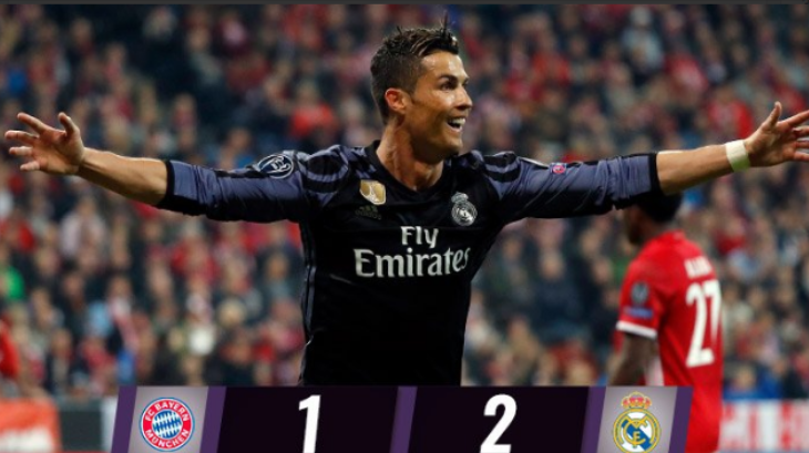 Real Madrid Taklukan Bayern Munchen di Allianz Arena