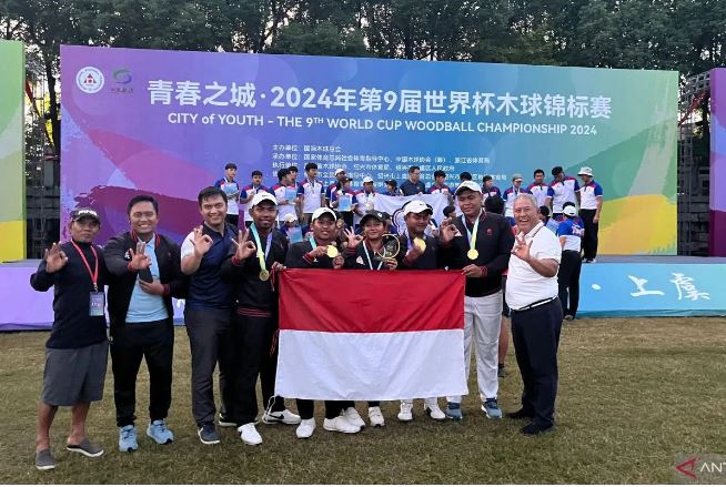 Indonesia Raih 3 Medali Emas di Piala Dunia Woodball 2024