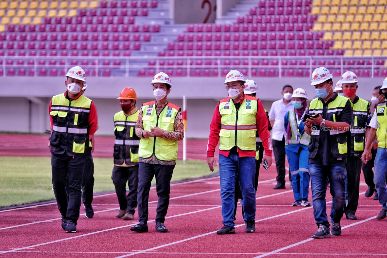 Jelang Piala Menpora, PT Liga Indonesia Baru Tinjau Kesiapan Stadion Manahan