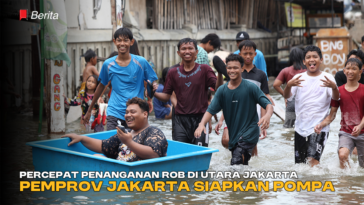 Percepat Penanganan Rob di Utara Jakarta, Pemprov Jakarta Siapkan Pompa