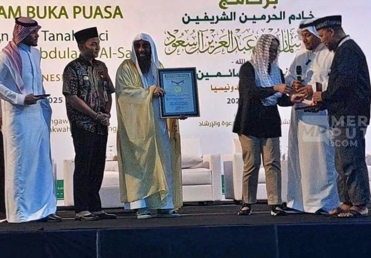 Arab Saudi Pecahkan Rekor Muri Buka Puasa Sepanjang 2,8 km di Stadion Manahan Solo