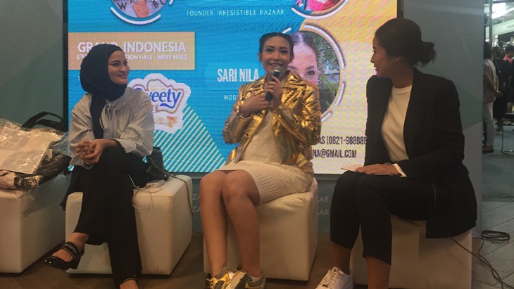 Saat konferensi pers Irresistible Bazaar (Sumber: MP/Raden Yusuf)