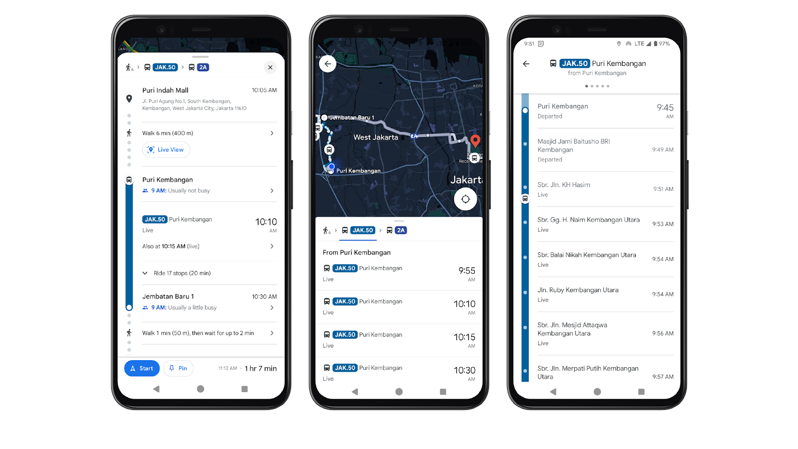 Cara Melacak Transjakarta Secara Real-Time di Google Maps