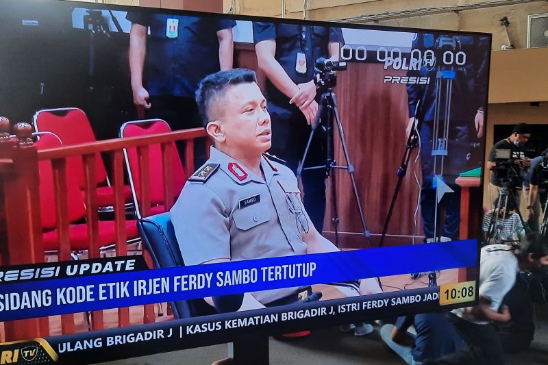 Ferdy Sambo Tampil Tenang di Sidang Kode Etik
