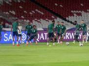 Mengintip Latihan Timnas Arab Saudi di Stadion GBK Jelang Lawan Timnas Indonesia
