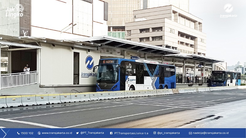 Ada Demo Setahun Jokowi-Ma'ruf, Ini Pengalihan Rute TransJakarta