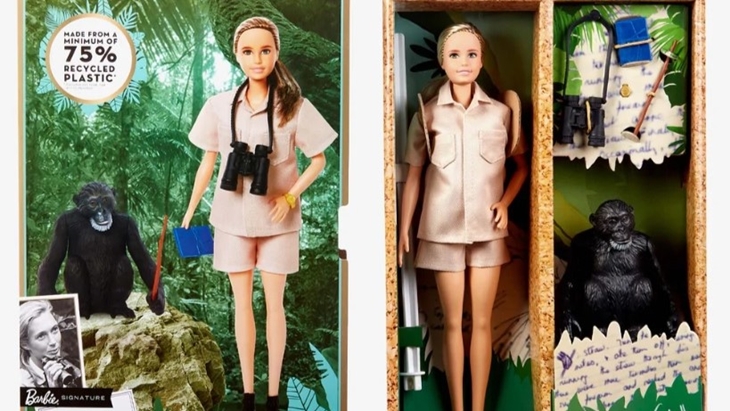 Barbie Luncurkan Boneka Edisi Ahli Primata Jane Goodall