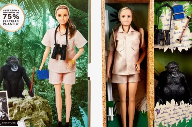 Barbie Luncurkan Boneka Edisi Ahli Primata Jane Goodall